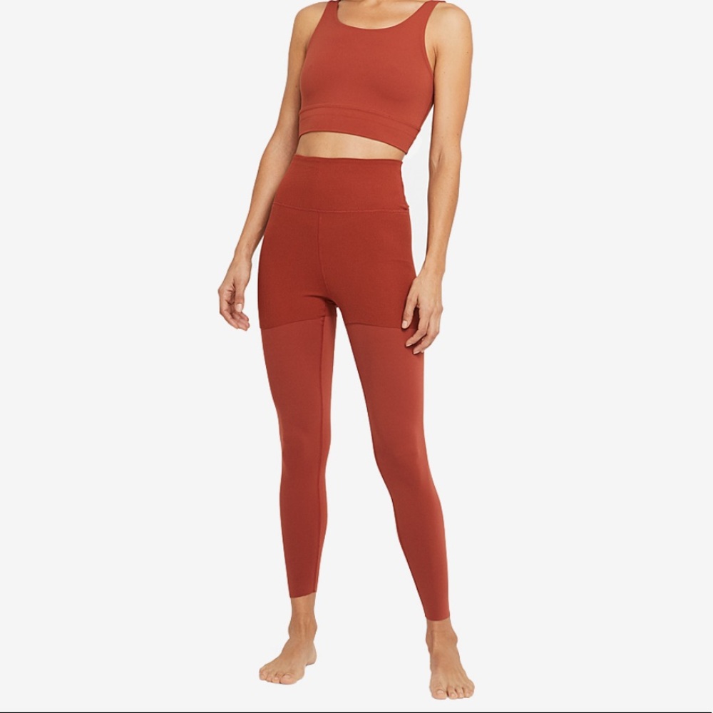 NWT Nike Yoga Luxe Infinalon High Rise 7/8 Leggings